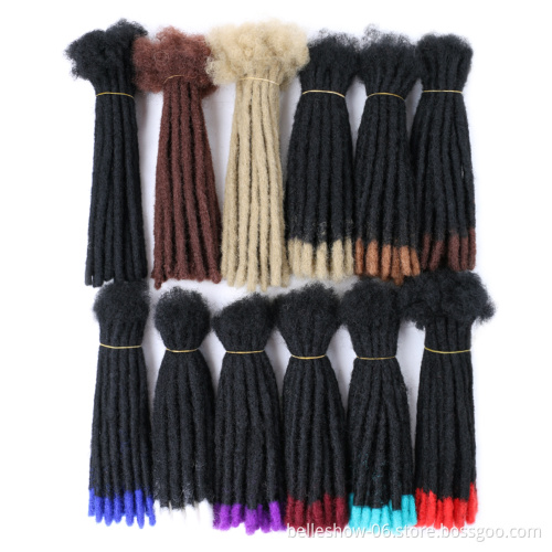 Synthetic dreadlocks extensions accessories beads jewelry soft dreadlocks braids crochet needle making machine crochet dreadlock